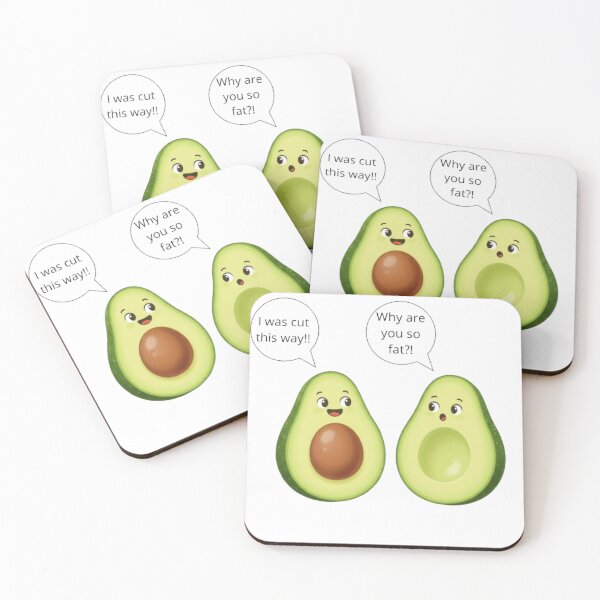Item preview, Funny Avocado - I Was Cut Like That designed and sold by FunnyDesigns221.
