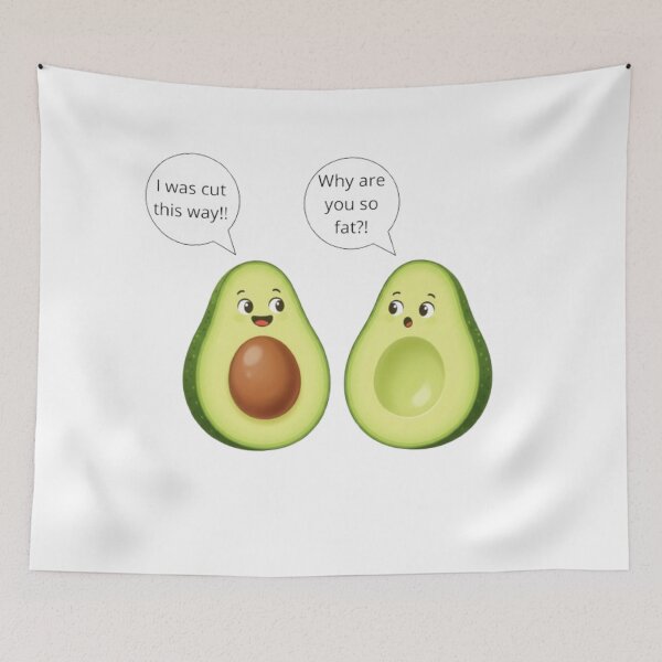 Item preview, Funny Avocado - I Was Cut Like That designed and sold by FunnyDesigns221.