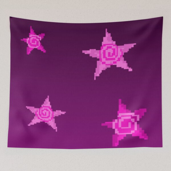Artikelvorschau, Rosa Hintergrunddruck mit Sternen. Pixelgrafik. entworfen und verkauft von YaroshMaria.