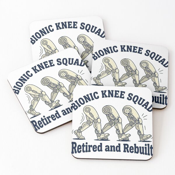 Item preview, Bionic Knee Squad Retired and Rebuilt Recovery designed and sold by JMDesignHub.