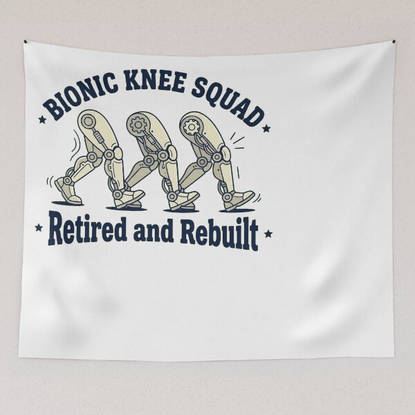 Item preview, Bionic Knee Squad Retired and Rebuilt Recovery designed and sold by JMDesignHub.
