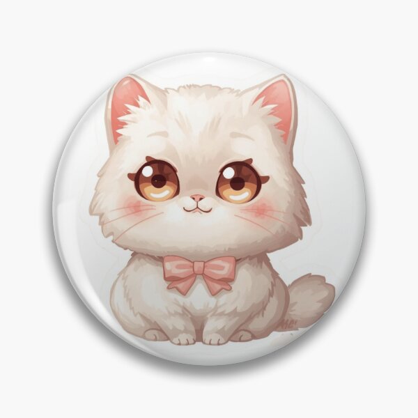 Item preview, Coquette White Cat Pink Bow Kawaii Sticker designed and sold by funnyshop222.
