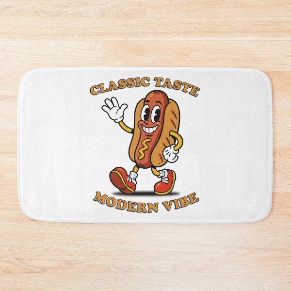 Item preview, Classic Taste, Modern Vibe - Retro Hotdog Mascots designed and sold by KozbiDesign.