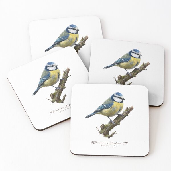 Item preview, Eurasian Blue Tit on Branch designed and sold by Takeda-art.