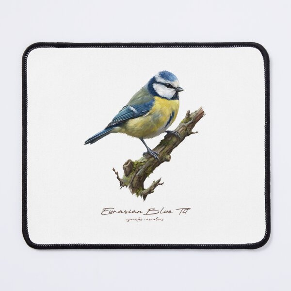 Item preview, Eurasian Blue Tit on Branch designed and sold by Takeda-art.