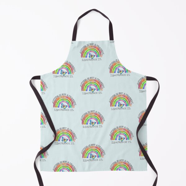 Item preview, Autism Is Not A Tragedy Ignorance Is – Rainbow Butterfly Awareness designed and sold by tamdevo1.