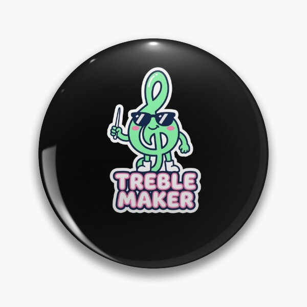 Item preview, Treble Maker Music Clef Funny Musician Pun designed and sold by snowry.