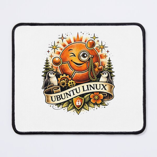 Item preview, Ubuntu (Vintage Tattoo) designed and sold by Fakecactus Designs.