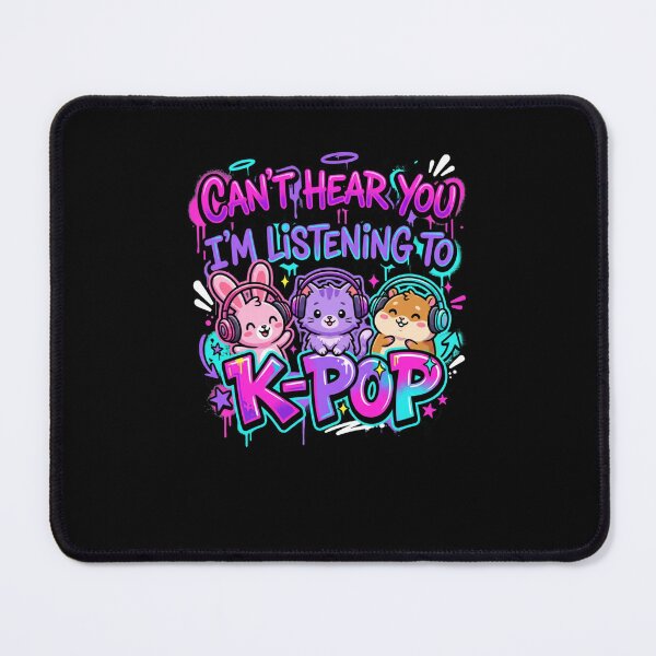 Item preview, Can't Hear You K-Pop Music Lover Animals designed and sold by snowry.
