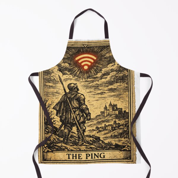 Item preview, The Ping Vintage Tarot Card Funny IT Network Engineer designed and sold by Retro Mood Co.