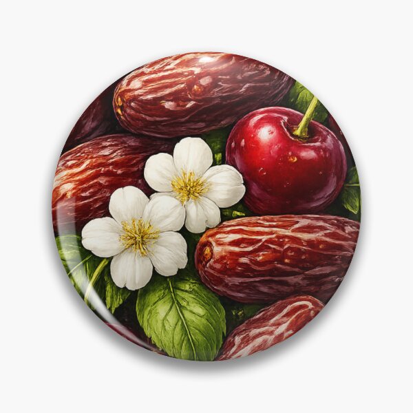 Item preview, Sweet Fusion: Dates & Cherries Delight designed and sold by Fabrifrank.