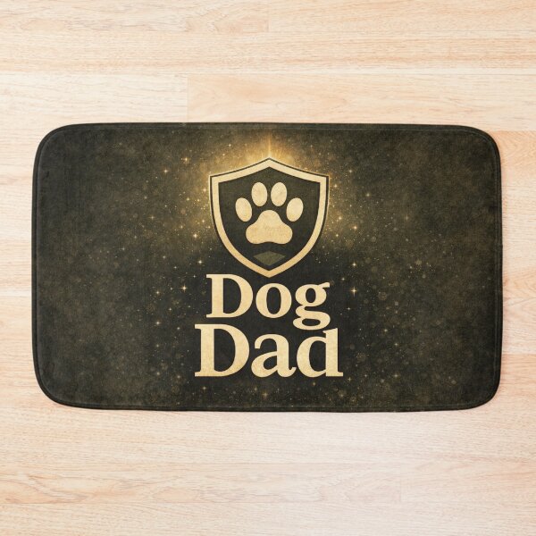 Item preview, Dog Dad Paw Badge Minimalist Pet Lover Design designed and sold by CLOUTKULT.