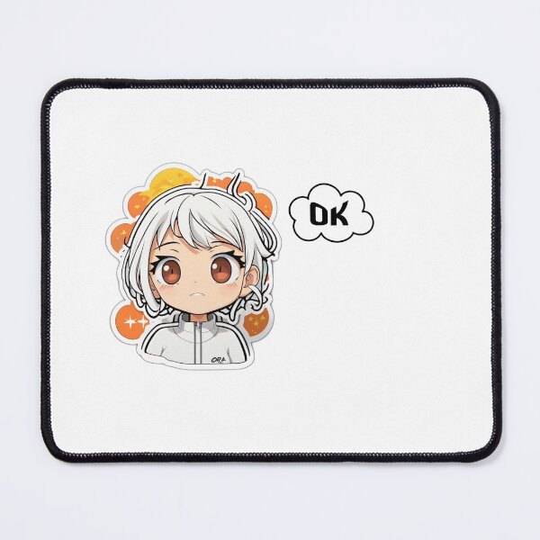 Item preview, Chibi Silver Hair Anime Mood OK Expression designed and sold by AURA-APPAEL.