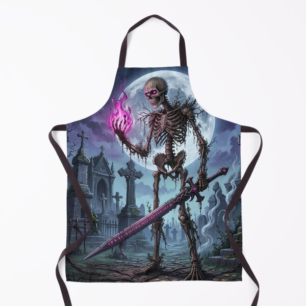 Item preview, Skeleton Warrior - Graveyard Fantasy Art designed and sold by Lucid Dream Pixel.