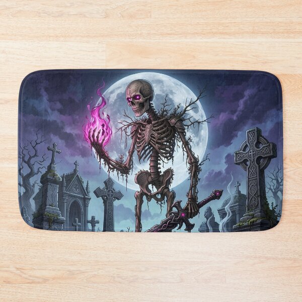 Item preview, Skeleton Warrior - Graveyard Fantasy Art designed and sold by Lucid Dream Pixel.