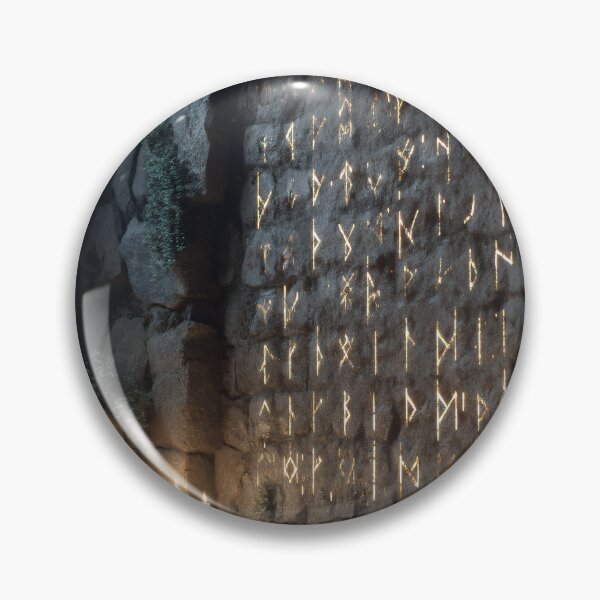 Item preview, Enchanted Glowing Rune Wall in Ancient Ruins designed and sold by EK-World.