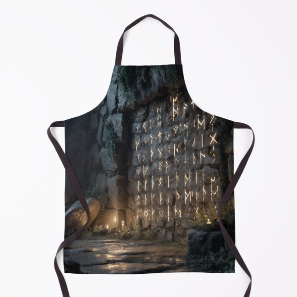 Item preview, Enchanted Glowing Rune Wall in Ancient Ruins designed and sold by EK-World.