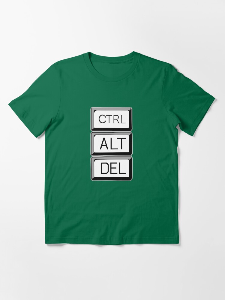 Alternate view of Control Alt Delete Computer User Art Essential T-Shirt