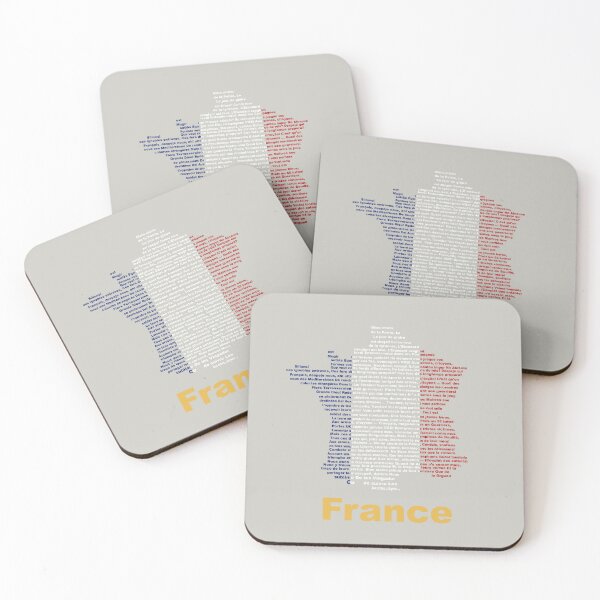 Item preview, France – Artistic Design Featuring Anthem, Map, and Flag designed and sold by JR78.