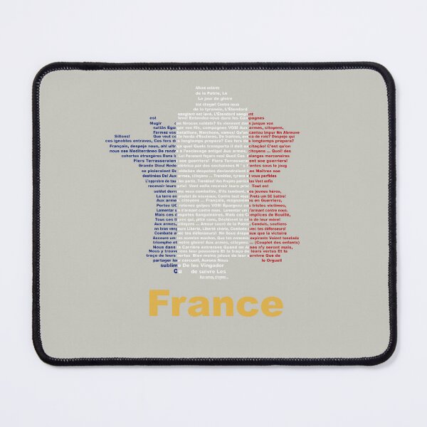 Item preview, France – Artistic Design Featuring Anthem, Map, and Flag designed and sold by JR78.