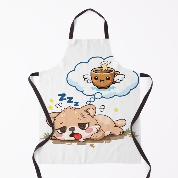 Item preview, Running on Empty Dreaming of Coffee – Cute Sleepy Animal Kawaii Sticker | Tired Mood Coffee Lover Gift designed and sold by yazz illustrations.