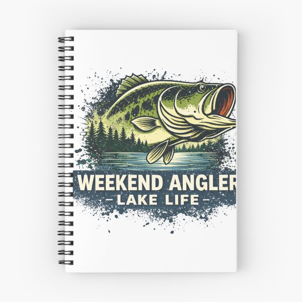 Item preview, Weekend Angler Lake Life Aggressive Bass Head designed and sold by GeaSupplyStudio.