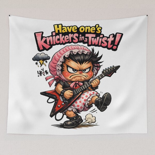 Item preview, Angry Baby Guitarist Knickers Twist Design designed and sold by Shirtaholism.