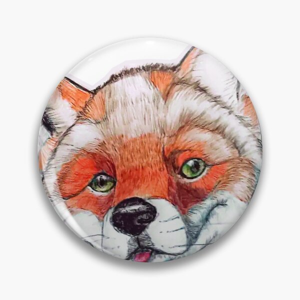 Item preview, Wunky Fox Sticker designed and sold by Kidd Vicious .
