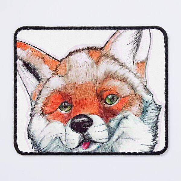 Item preview, Wunky Fox Sticker designed and sold by Kidd Vicious .