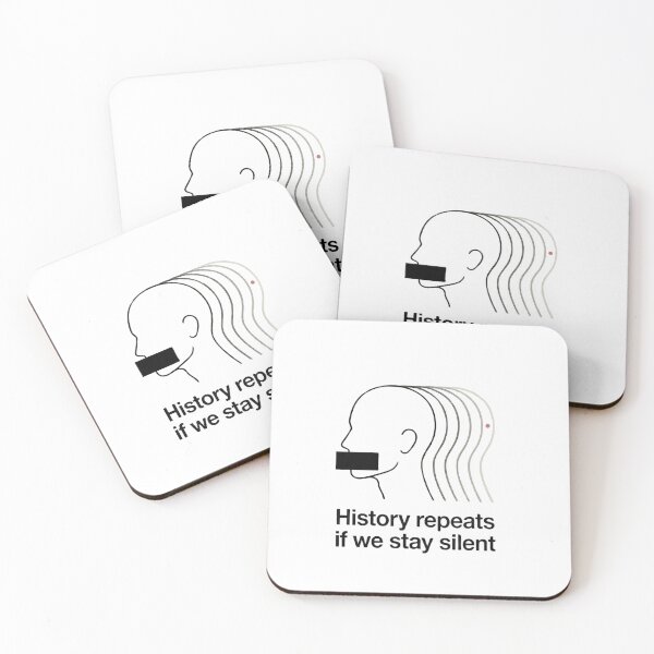 Item preview, History Repeats If We Stay Silent - Free Speech Activism Graphic designed and sold by Arts Paradise.