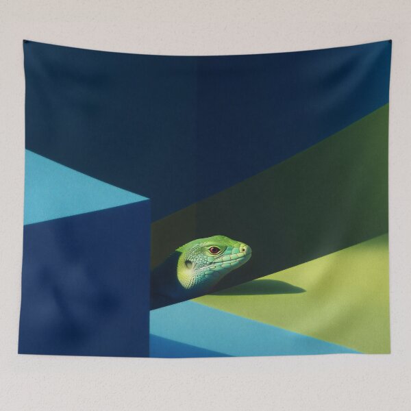 Item preview, Minimalist Green Lizard designed and sold by LuminousFoundry.