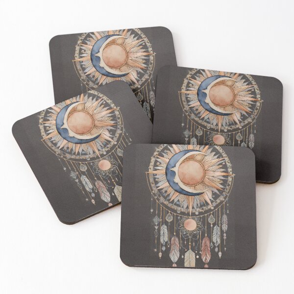 Item preview, Celestial Sun and Moon Dreamcatcher Watercolor designed and sold by EK-World.