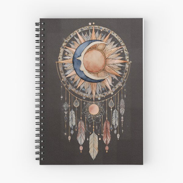 Item preview, Celestial Sun and Moon Dreamcatcher Watercolor designed and sold by EK-World.
