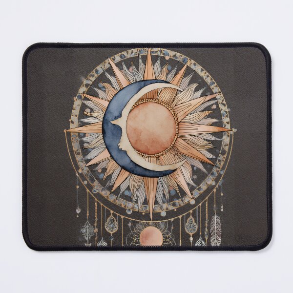 Item preview, Celestial Sun and Moon Dreamcatcher Watercolor designed and sold by EK-World.