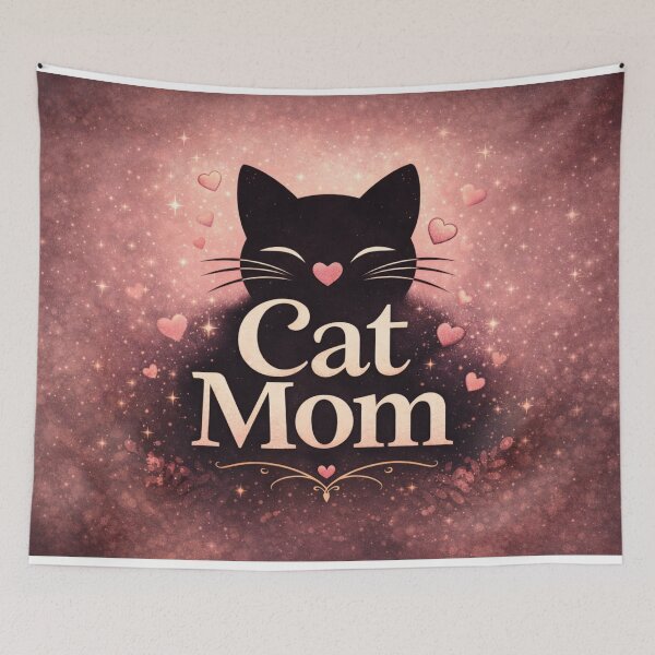 Artikelvorschau, Cat Mom Cute Cat Lover Typography Design entworfen und verkauft von CLOUTKULT.