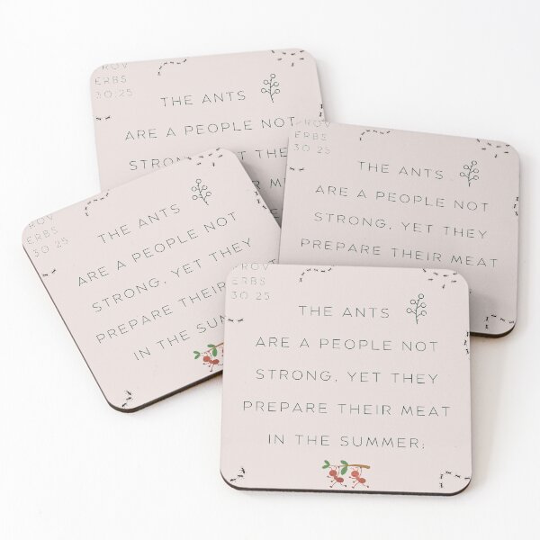 Item preview, Proverbs 30:25 designed and sold by Undonemadenew.