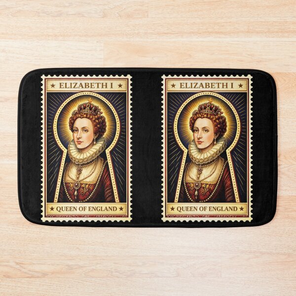 Item preview, Elizabeth I – Queen of England Keyhole Stamp designed and sold by TheMarketplaceworld.