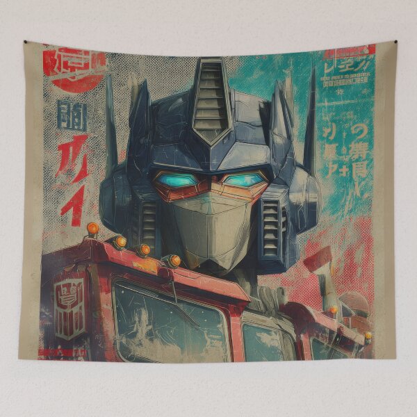 Item preview, Vintage Optimus Japanese Poster  designed and sold by AnimeArsenalPrints.