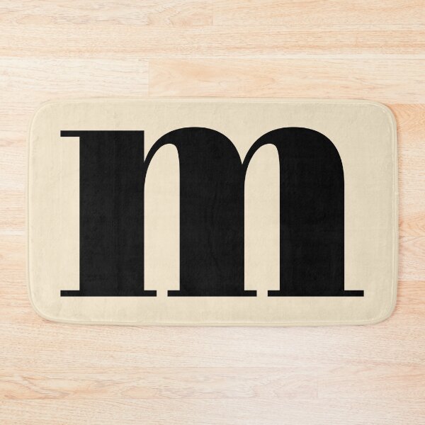 Item preview, Letter M Monogram Phone Case Aesthetic Gift for Her, Elegant Script Letter M Blanket Cozy Gift for Mom, Letter M Monogram Journal Graduation Gift for Girls, Minimalist Letter M Pillow Home Decor  designed and sold by Noe Mill.