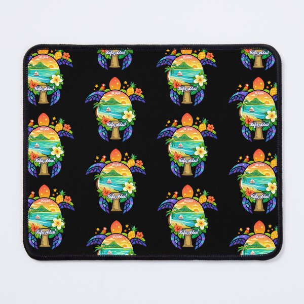 Item preview, I Love Guam Hafa Adai Turtle Tropical Colorful Art designed and sold by cherrylimportfolio.