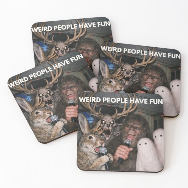 Item preview, Weird people have fun - cryptid karaoke - cryptozoology designed and sold by Neko & Co..