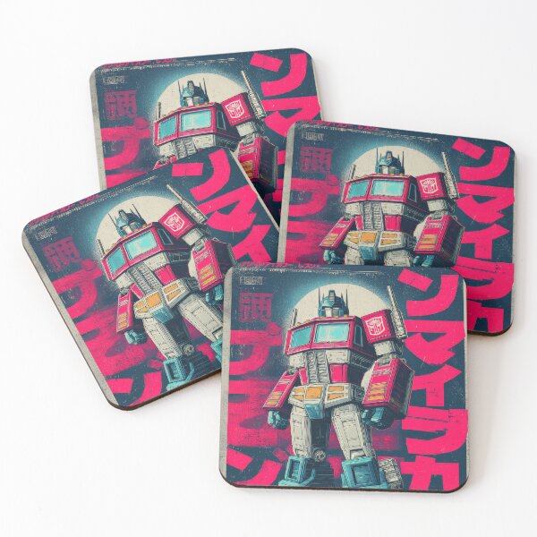 Item preview, Vaporwave Warned Optimus  designed and sold by AnimeArsenalPrints.