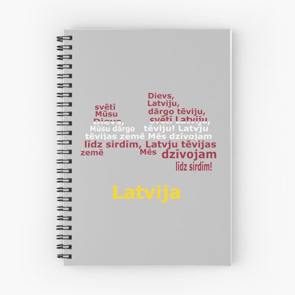 Item preview, Latvija – Map of Latvia in Flag Colors with Anthem Design designed and sold by JR78.