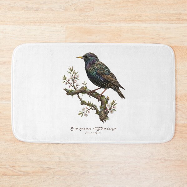 Item preview, European Straling on Flowery Branch designed and sold by Takeda-art.