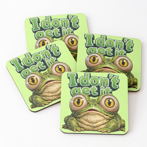 Item preview, I Don't Get It Frog Stare Graphic Design designed and sold by Shirtaholism.