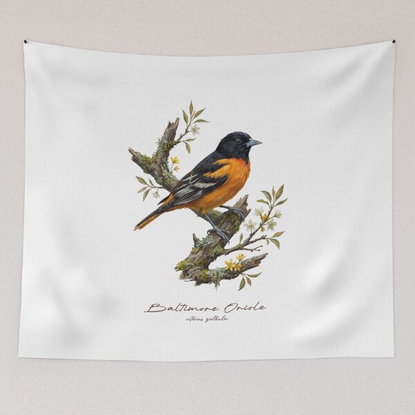 Item preview, Baltimore Oriole on Flowery Branch designed and sold by Takeda-art.