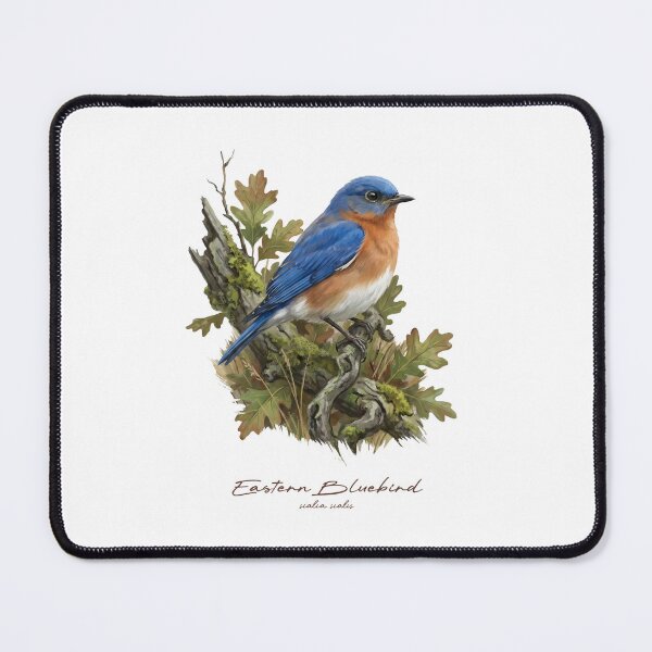 Item preview, Eastern Bluebird on Rustic Bush designed and sold by Takeda-art.