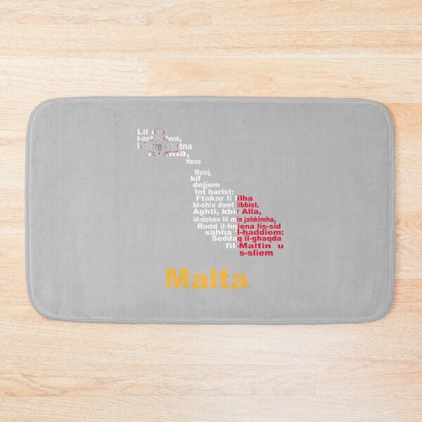 Item preview, Malta Artistic Design Featuring Anthem Map and Flag designed and sold by JR78.