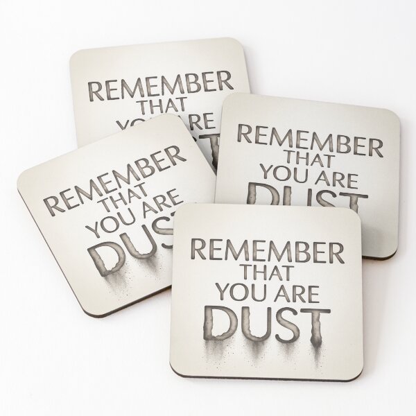 Item preview, Remember That You Are Dust – Memento Mori Minimalist Design designed and sold by D-Oles-Mercher.
