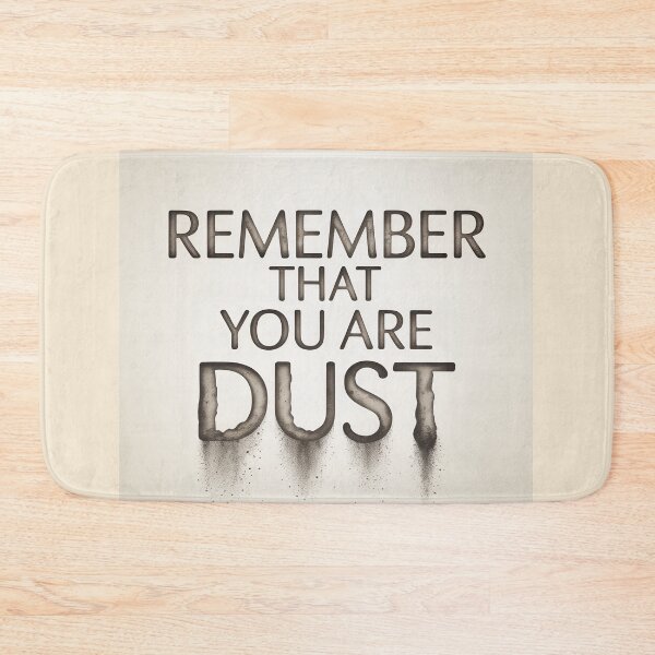 Item preview, Remember That You Are Dust – Memento Mori Minimalist Design designed and sold by D-Oles-Mercher.